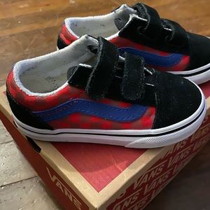Toddler Checkerboard Old School V Vans, 7